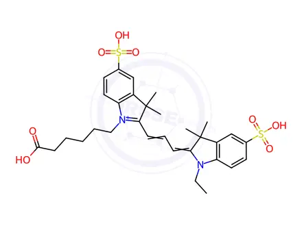 Chemical structure of Cy3
