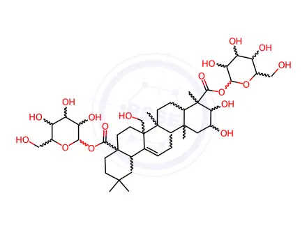 Chemical structure of Ginseng Dry Extract HRS