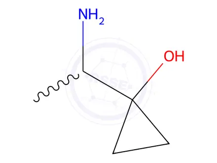 Chemical structure of 1-(1-Aminoethyl)cyclopropanol