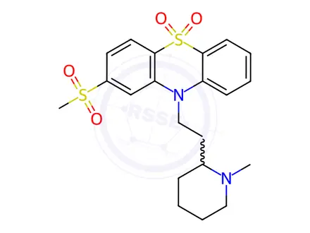Chemical structure of Thioridazine Hydrochloride-Impurity A