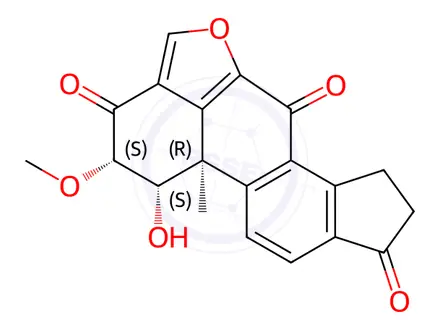 Chemical structure of Viridin
