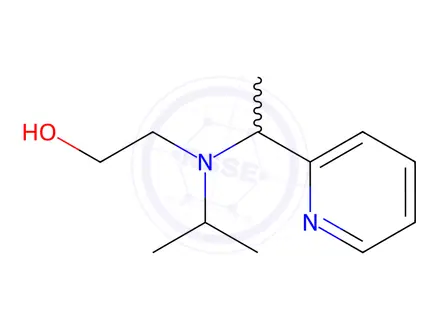Chemical structure of 2-(Isopropyl(1-(pyridin-2-yl)ethyl)amino)ethanol