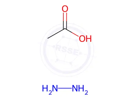 Chemical structure of Hydrazine Acetate