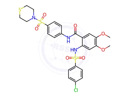Chemical structure of S-3448