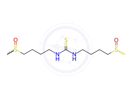 Chemical structure of Thiourea, N,N'-bis[4-(methylsulfinyl)butyl]-