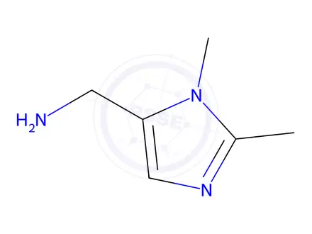 Chemical structure of 1-(1,2-Dimethyl-1h-imidazol-5-yl)methanamine
