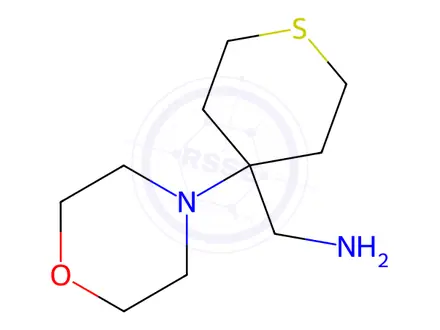Chemical structure of (4-Morpholinotetrahydro-2H-thiopyran-4-yl)methanamine