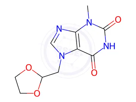 Chemical structure of Doxofylline Impurity 14