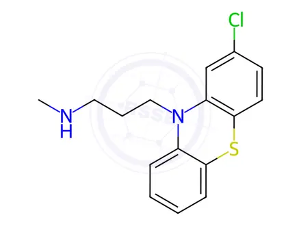Chemical structure of Chlorpromazine Impurity 5