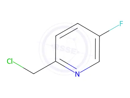Chemical structure of 2-(chloromethyl)-5-fluoropyridine hydrochloride