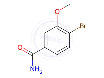 Chemical structure of 4-Bromo-3-methoxybenzamide