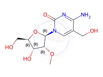 Chemical structure of 2′-O-Methyl-5-hydromethylcytidine