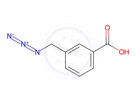 Chemical structure of 3-(Azidomethyl)benzoic acid