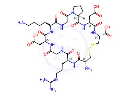 Chemical structure of IRGD