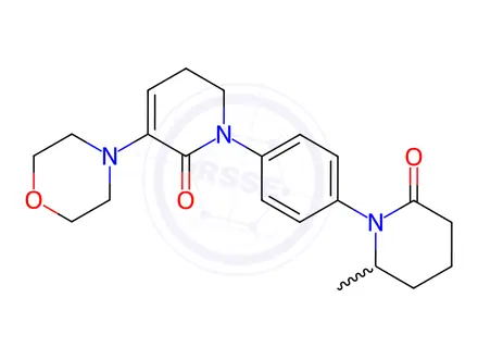 Chemical structure of Apixaban Impurity S3