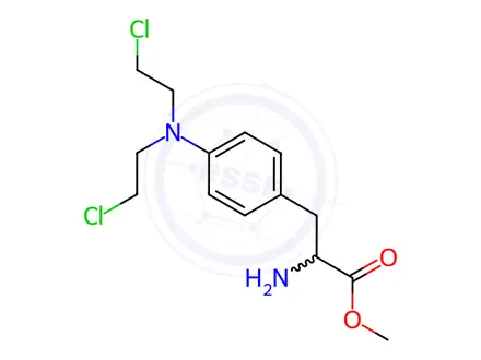Chemical structure of Melphalan EP Impurity H Hydrochloride