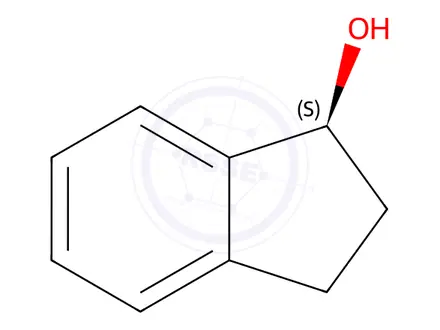 Chemical structure of (S)-(+)-1-Indanol