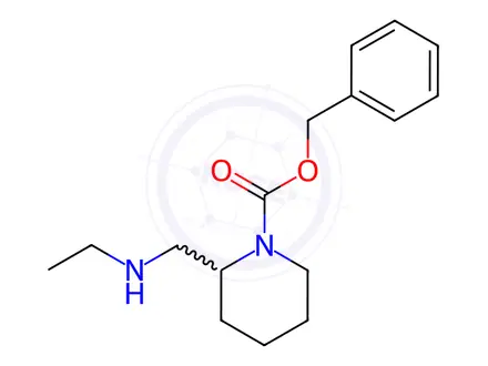 Chemical structure of Benzyl 2-((ethylamino)methyl)piperidine-1-carboxylate