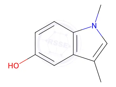 Chemical structure of 1,3-Dimethyl-1H-indol-5-ol