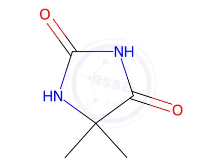 Chemical structure of 2,4-Imidazolidinedione, 5,5-dimethyl-, polymer with 2-(chloromethyl)oxirane and 2-methyloxirane