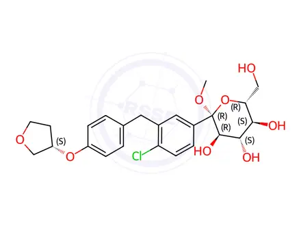 Chemical structure of Empagliflozin Impurity 157