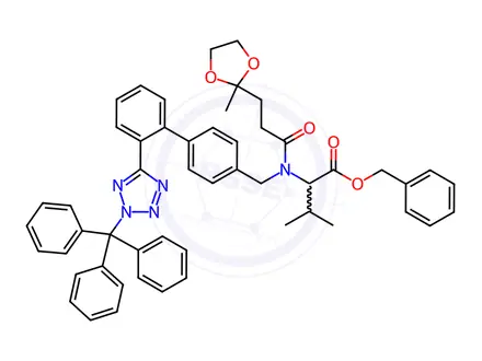 Chemical structure of Valsartan Impurity 66