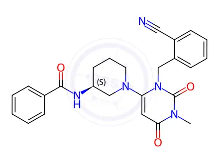 Chemical structure of Alogliptin Impurity 12