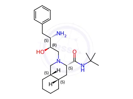 Chemical structure of Saquinavir Impurity 3(Saquinavir EP Impurity C)
