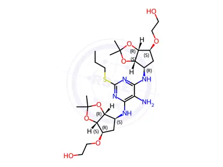 Chemical structure of Ticagrelor Impurity 56
