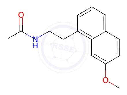 Chemical structure of Agomelatine Hydrochloride