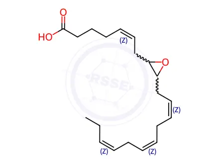 Chemical structure of (Z)-7-((2S,3R)-3-((2Z,5Z,8Z)-Undeca-2,5,8-trien-1-yl)oxiran-2-yl)hept-5-enoic acid