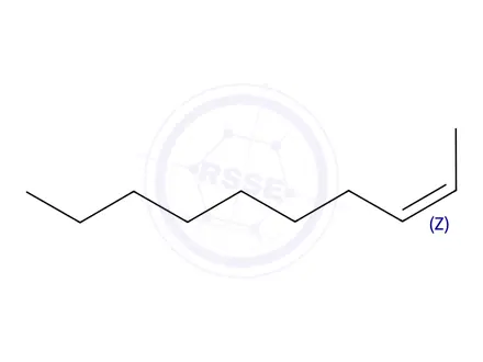 Chemical structure of (Z)-dec-2-ene