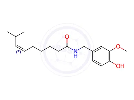 Chemical structure of Zucapsaicin