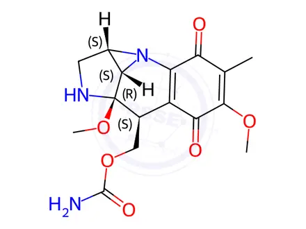 Chemical structure of Isoomitomycin A