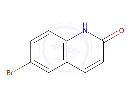 Chemical structure of 6-Bromo-2(1H)-quinolinone