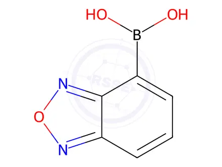 Chemical structure of Boronic acid, B-2,1,3-benzoxadiazol-4-yl-