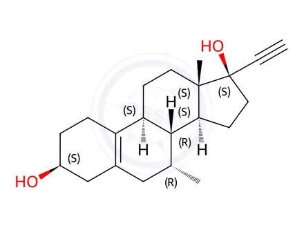Chemical structure of Tibolone Impurity 15