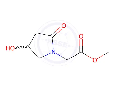 Chemical structure of oxiracetam impurity VI