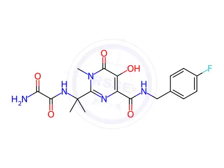 Chemical structure of Raltegravir Impurity 10