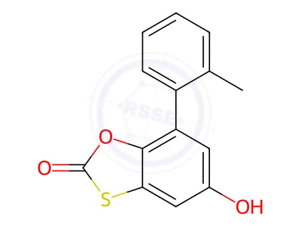 Chemical structure of 5-Hydroxy-7-(o-tolyl)benzo[d][1,3]oxathiol-2-one