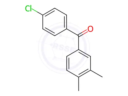 Chemical structure of 4-Chloro-3,4-dimethylbenzophenone