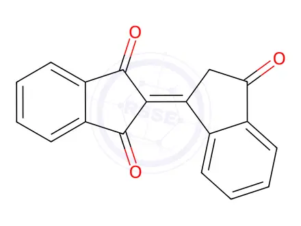 Chemical structure of Bindone