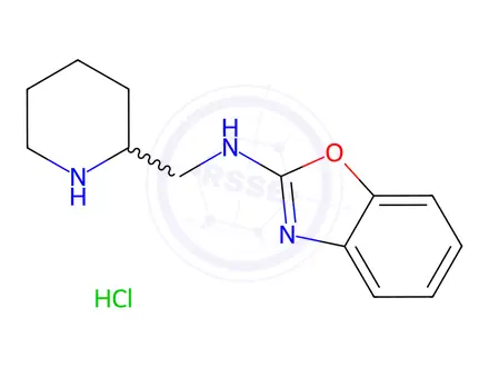 Chemical structure of Benzooxazol-2-yl-piperidin-2-ylMethyl-aMine hydrochloride