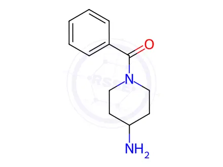 Chemical structure of 1-Benzoylpiperidin-4-amine Hydrochloride