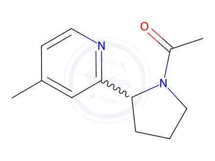 Chemical structure of 1-(2-(4-Methylpyridin-2-yl)pyrrolidin-1-yl)ethanone