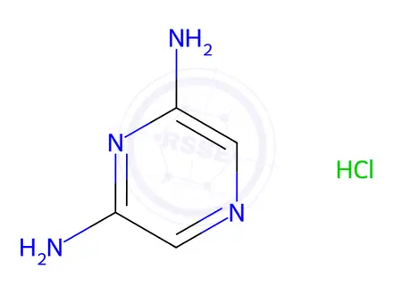 Chemical structure of Pyrazine-2,6-diamine Hydrochloride