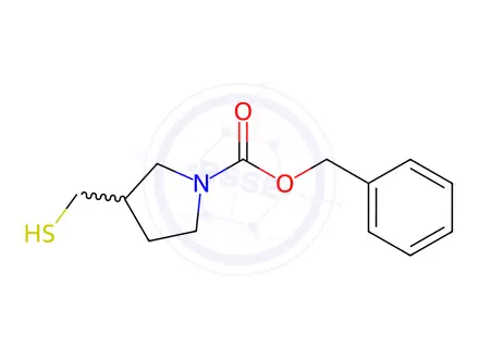 Chemical structure of 3-MercaptoMethyl-pyrrolidine-1-carboxylic acid benzyl ester