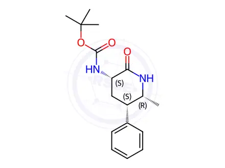 Chemical structure of Ubrogepant Impurity 1