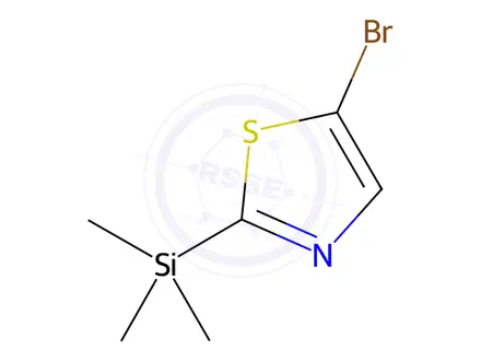 Chemical structure of Thiazole, 5-bromo-2-(trimethylsilyl)-