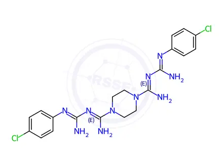 Chemical structure of Chlorhexidine Acetate Impurity 24
